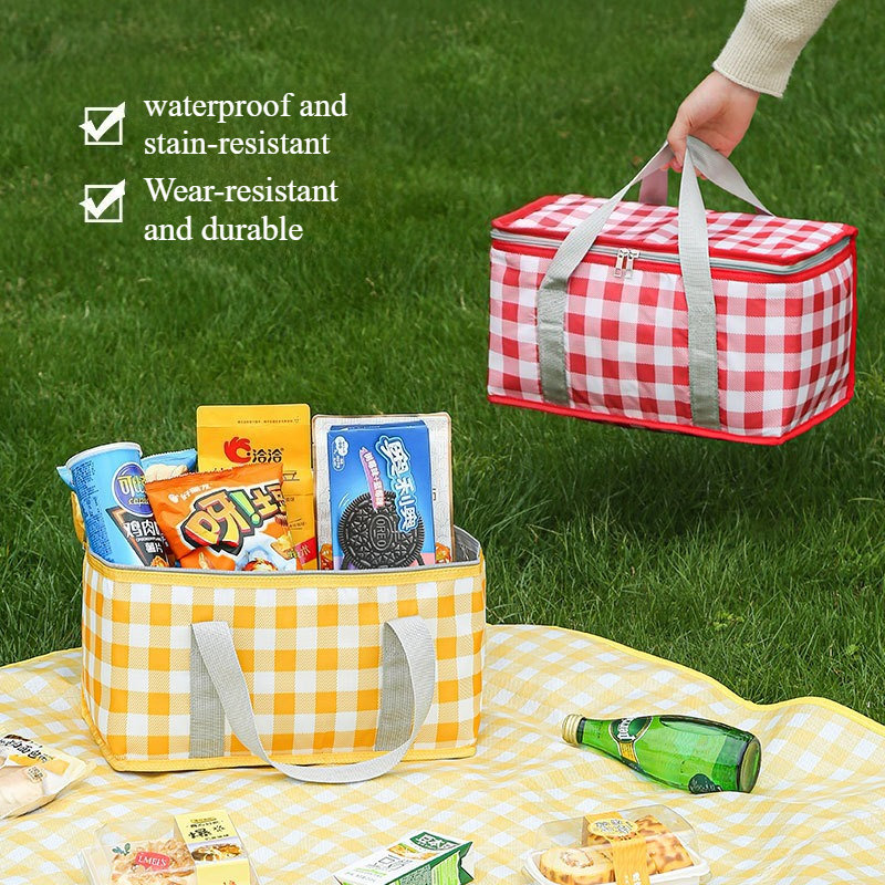 Tote Bag Sublimation - حقيبة تبريد معزولة كبيرة السعة بنمط