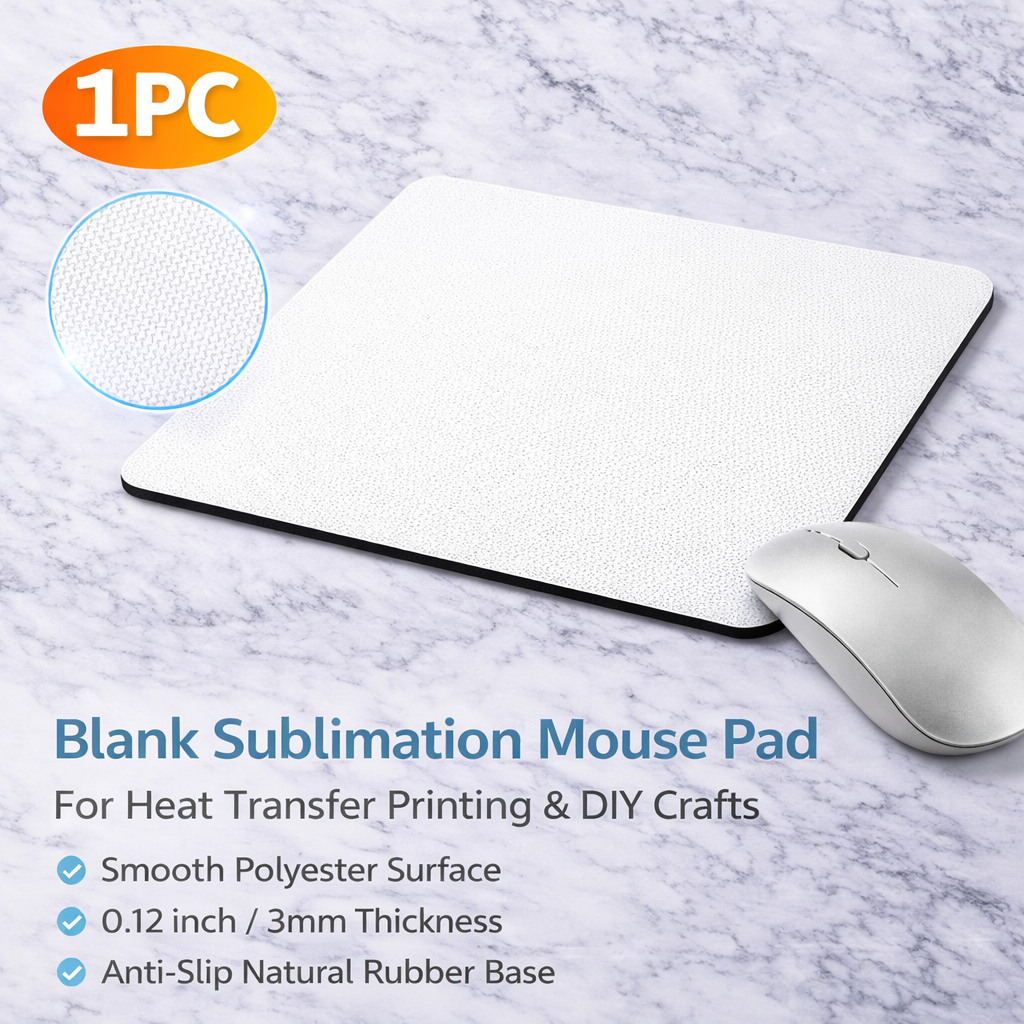 Mouse Pad Blank Sublimation - لوحة ماوس فارغة للطباعة بالتسامي، لوحة