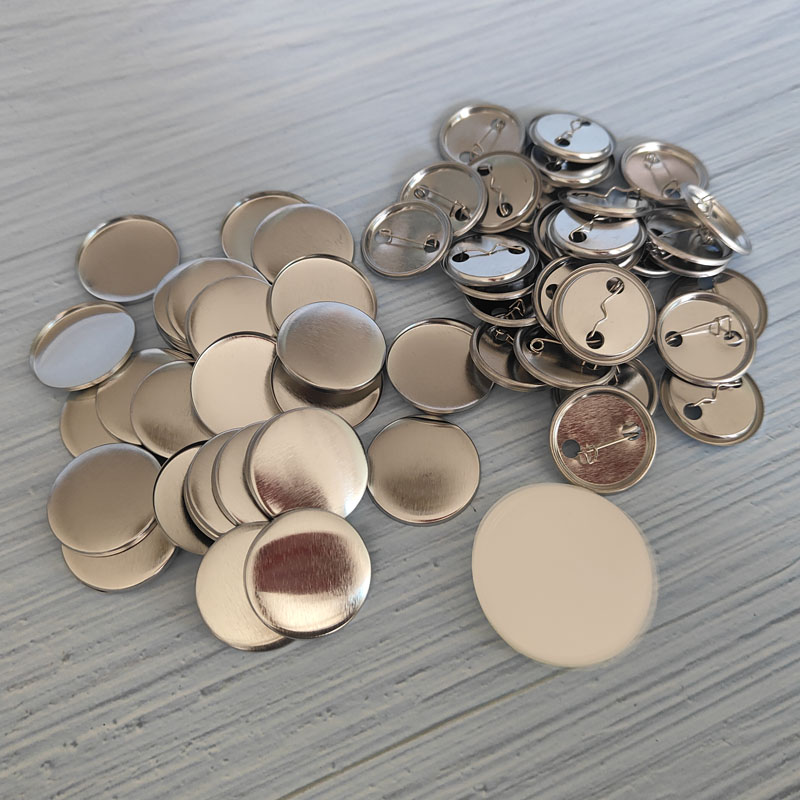 Button Badge Blank - 100 مجموعة فارغة شارة دبوس زر