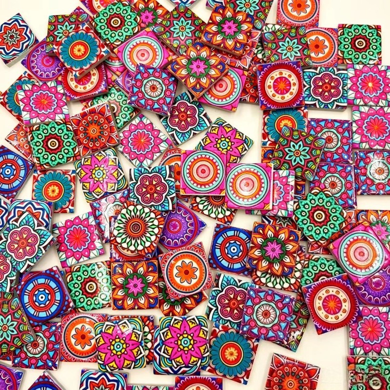 Ceramic Tile Blank - فسيفساء سيراميك بطباعة الماندالا 150/300 جرام