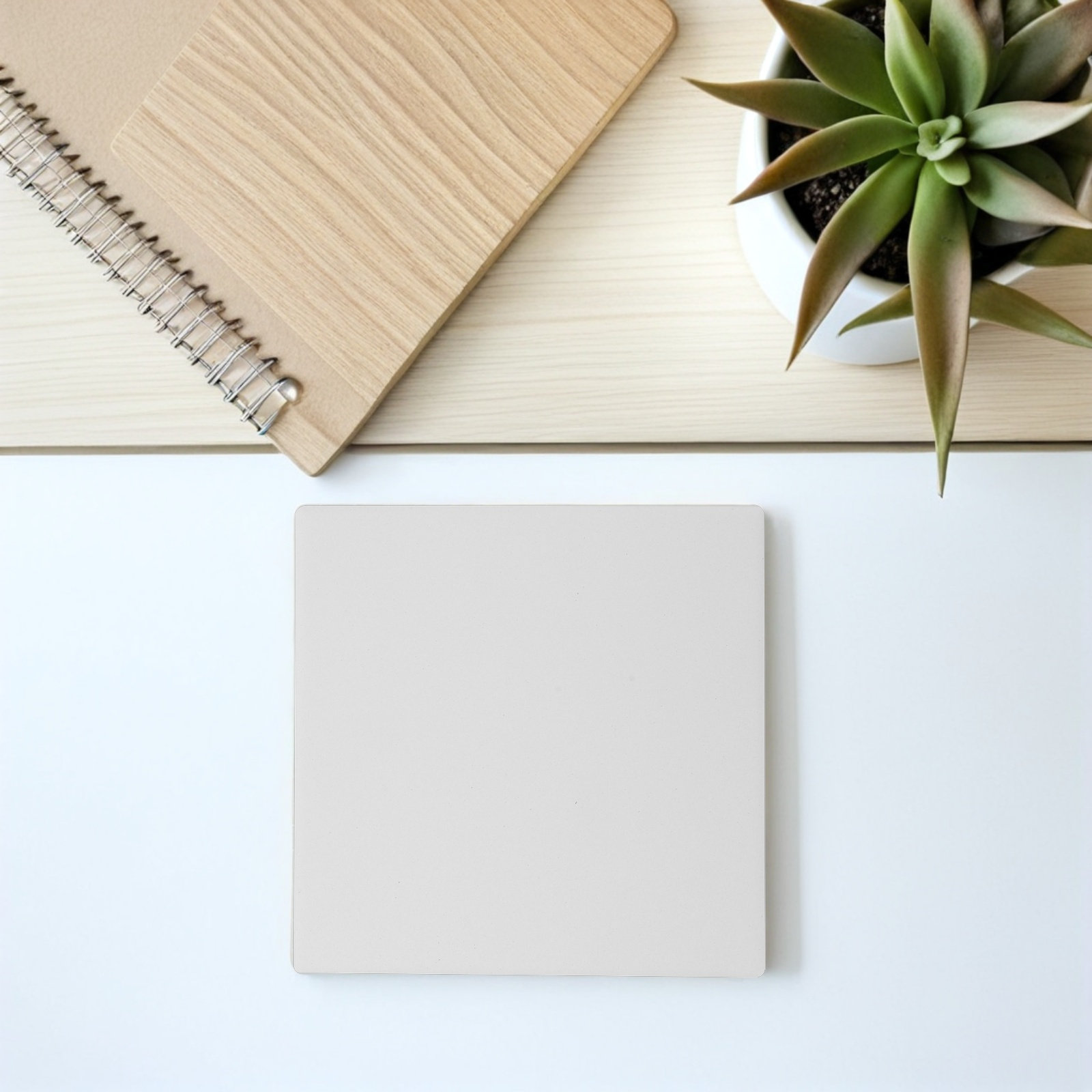 Ceramic Tile Blank - 12 قطعة بلاط سيراميك أبيض غير
