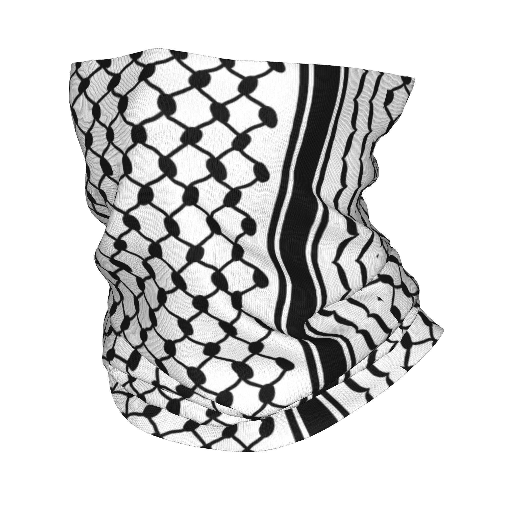 Bandana Blank White - شماغ باندانا الرقبة الجراب يندبروف الوجه