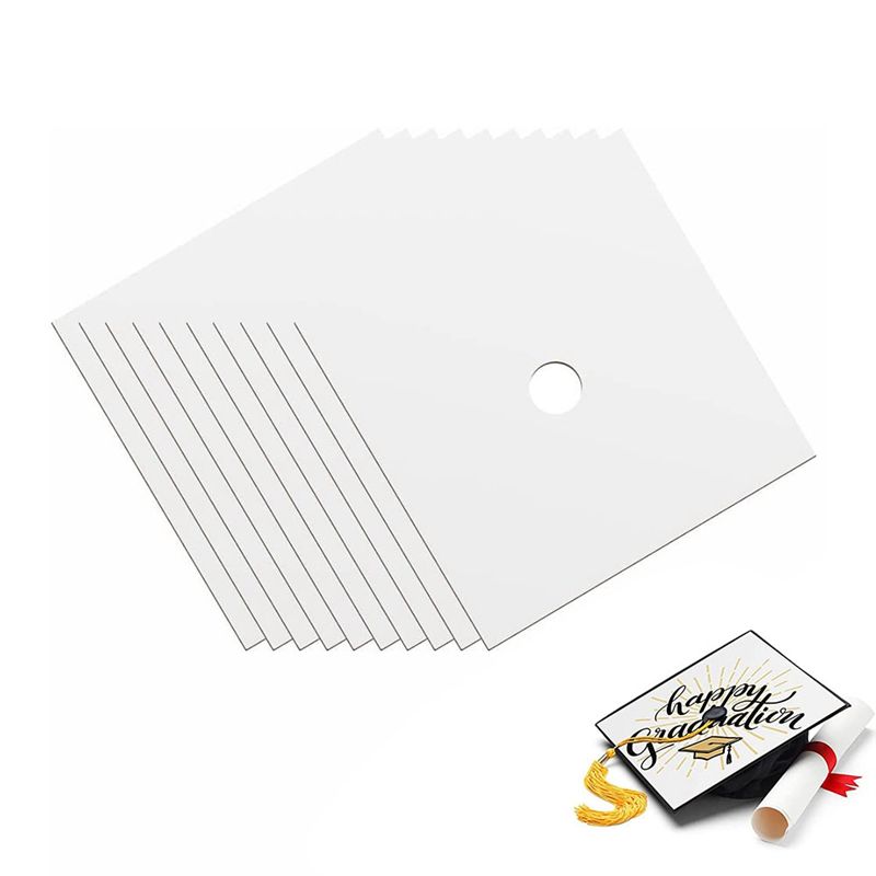 Hat Sublimation Blank - ABJT-Sublimation Blanks قطع زينة قبعات التخرج
