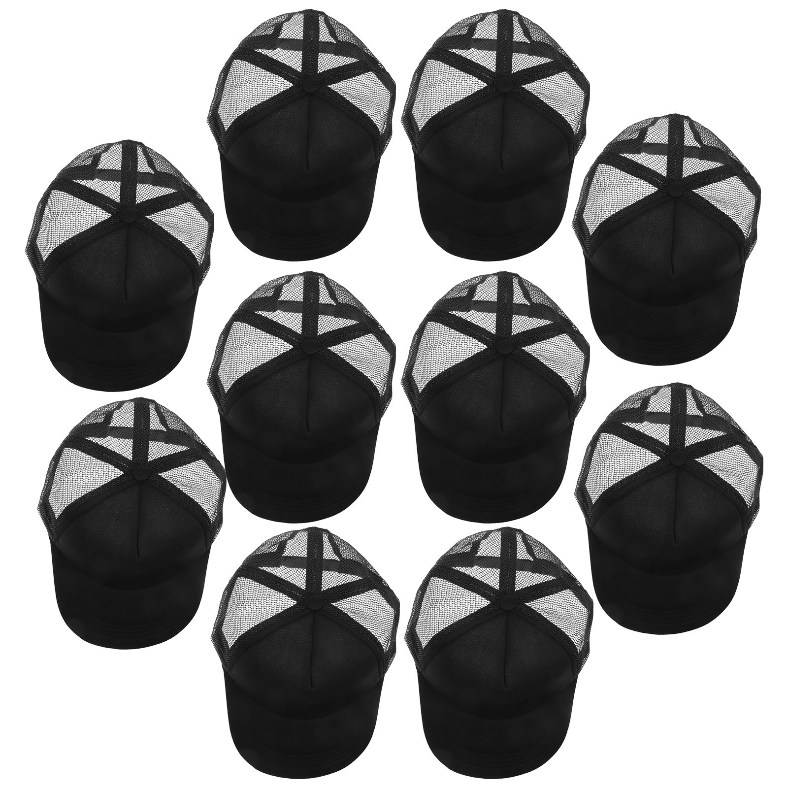 Hat Sublimation Blank - 10 قطع من قبعات البيسبول الشبكية