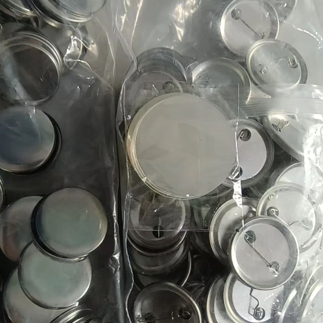 Button Badge Blank - 500 قطعة من أزرار الشارات المعدنية