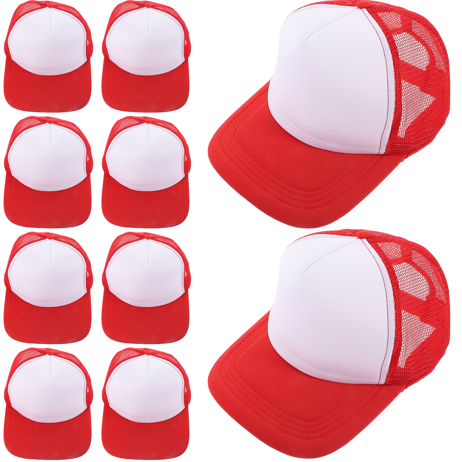 Hat Sublimation Blank - 10 قطع من قبعات البيسبول الفارغة