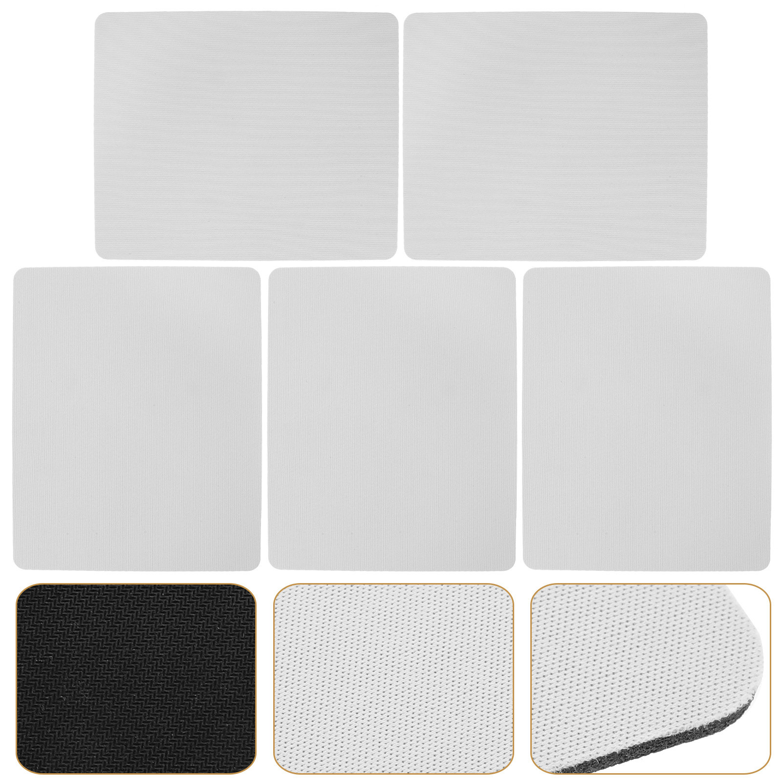 Mouse Pad Blank Sublimation - 5 قطع من لوحات ماوس كبيرة