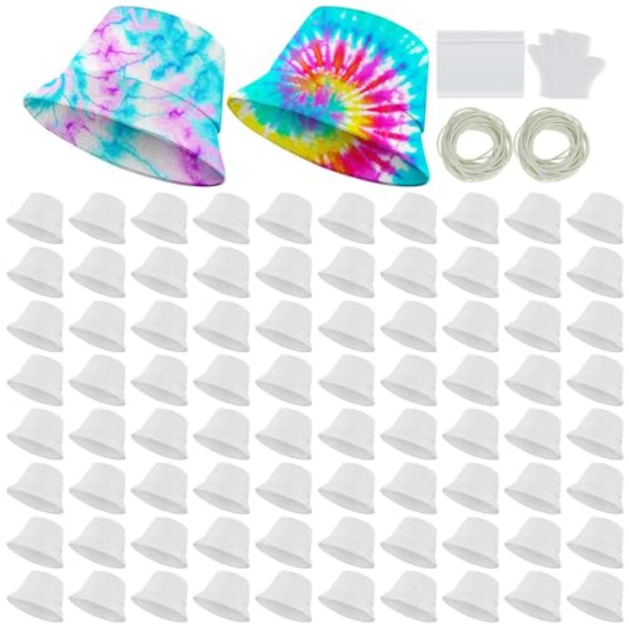 Hat Sublimation Blank - قبعة بيضاء من القطن للرسم والتلوين،