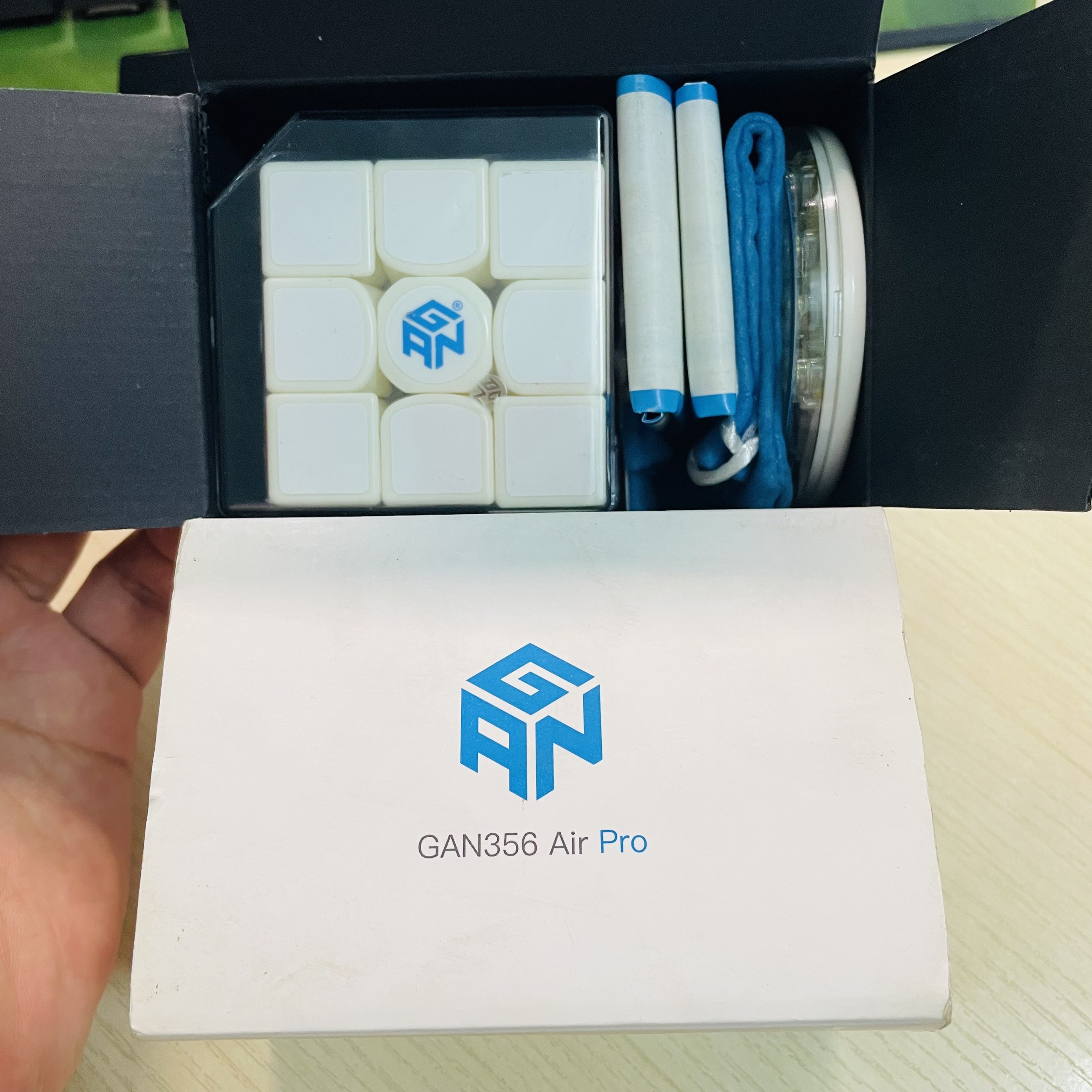 مكعب Gan356 Air Pro 3×3 باللون - مراجعة Puzzle Blank White وسعره