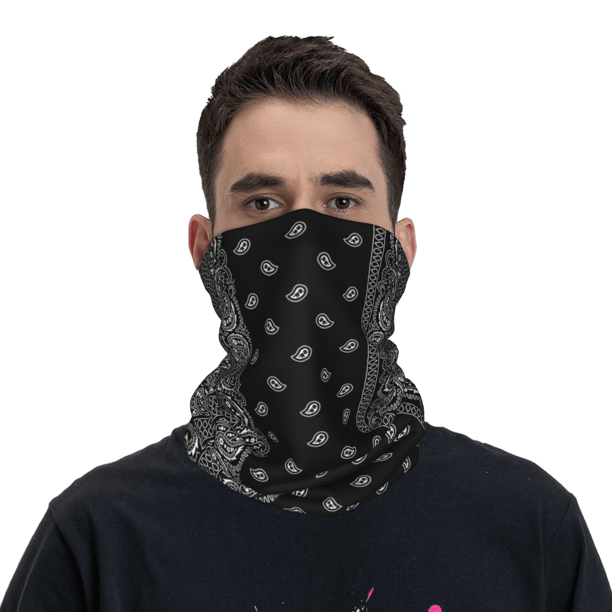 مخصص أبيض وأسود بيزلي شيكانو ب - مراجعة Bandana Blank White وسعره