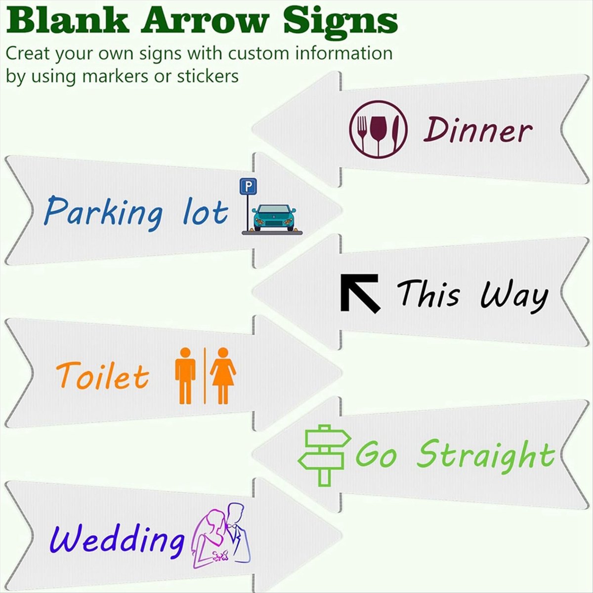 (AIMA) لافتات سهمية توجيهية مع - مراجعة Yard Sign Blank وسعره