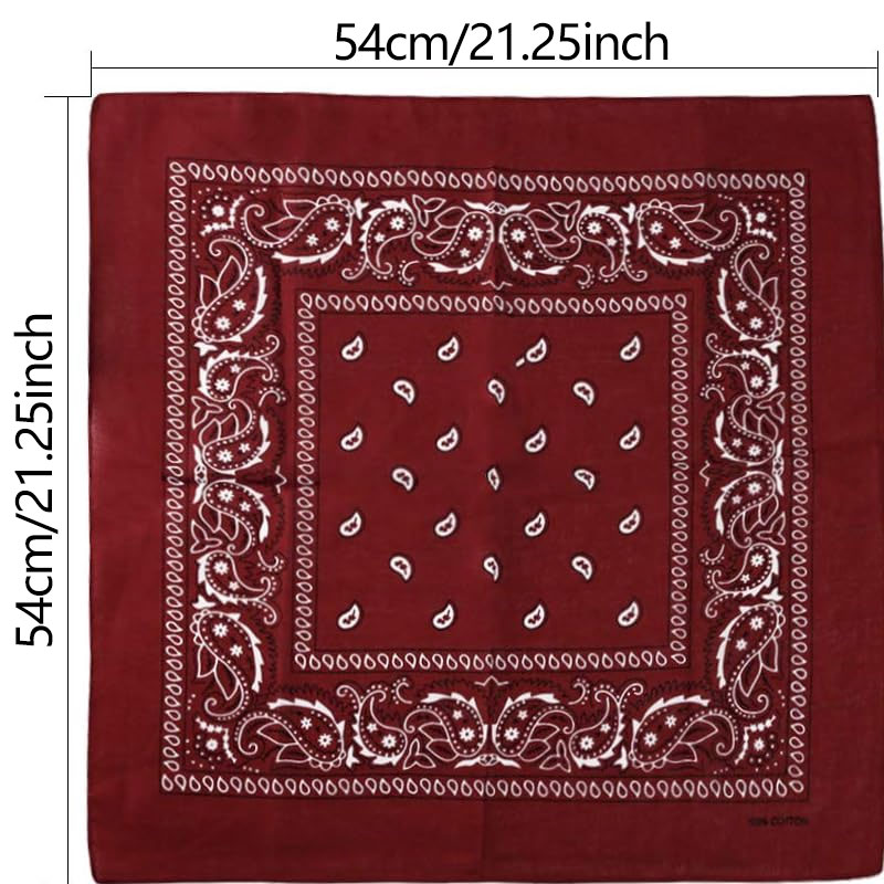 الهيب هوب كاوبوي بيزلي وشاح كب - مراجعة Bandana Blank White وسعره