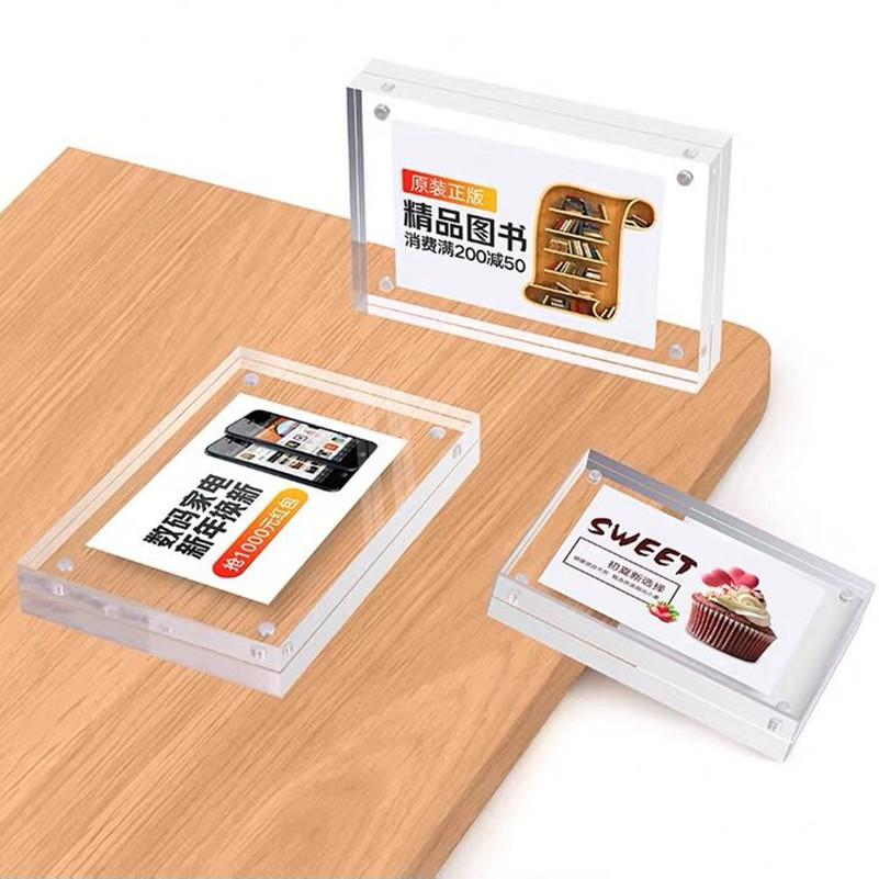 90x55 مللي متر المغناطيسي الاك - مراجعة Photo Acrylic Block وسعره