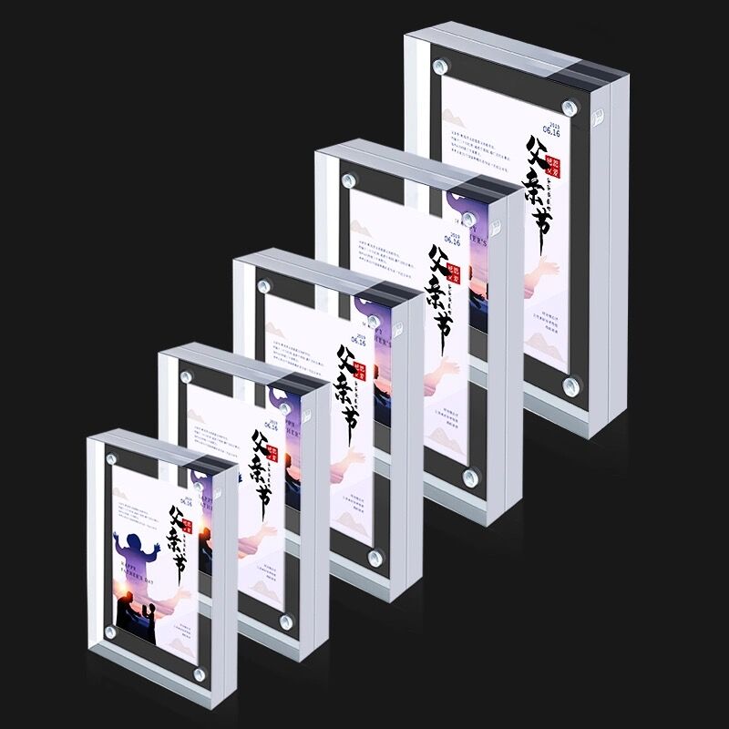 90x55 مللي متر المغناطيسي الاك - مراجعة Photo Acrylic Block وسعره