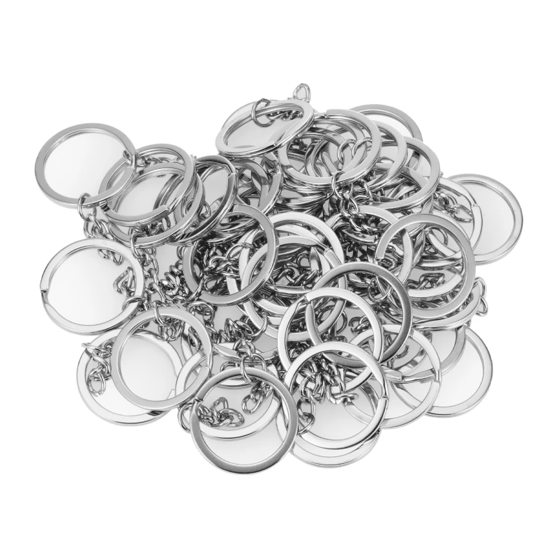 100 قطعة من البلاستيك/المعادن  - مراجعة Button Badge Blank وسعره