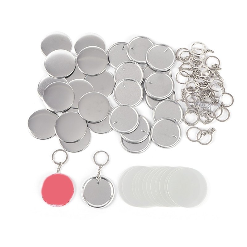 100 قطعة 44 مللي متر 58 مللي م - مراجعة Button Badge Blank وسعره