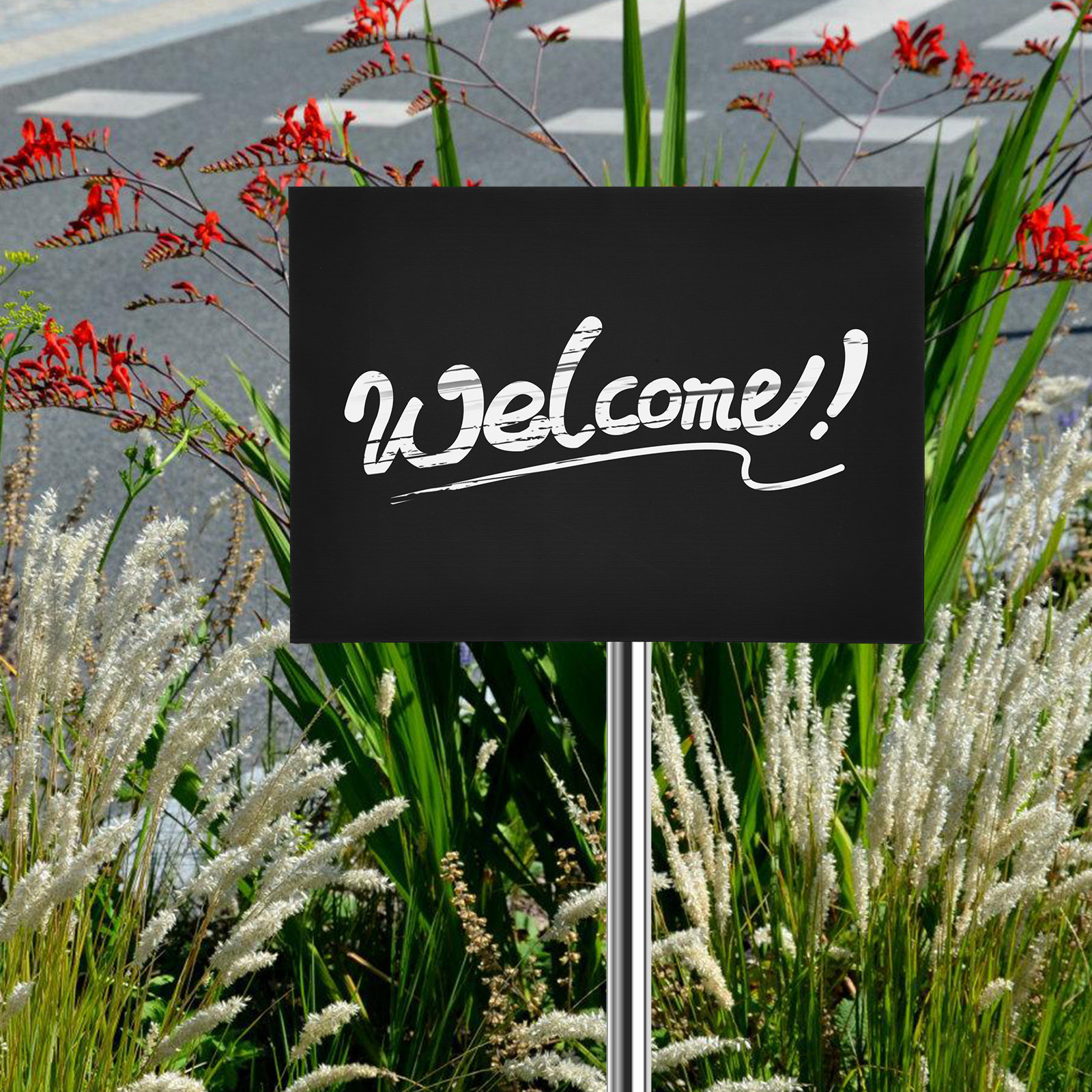 لافتتان احترافيتان سوداء فارغت - مراجعة Yard Sign Blank وسعره