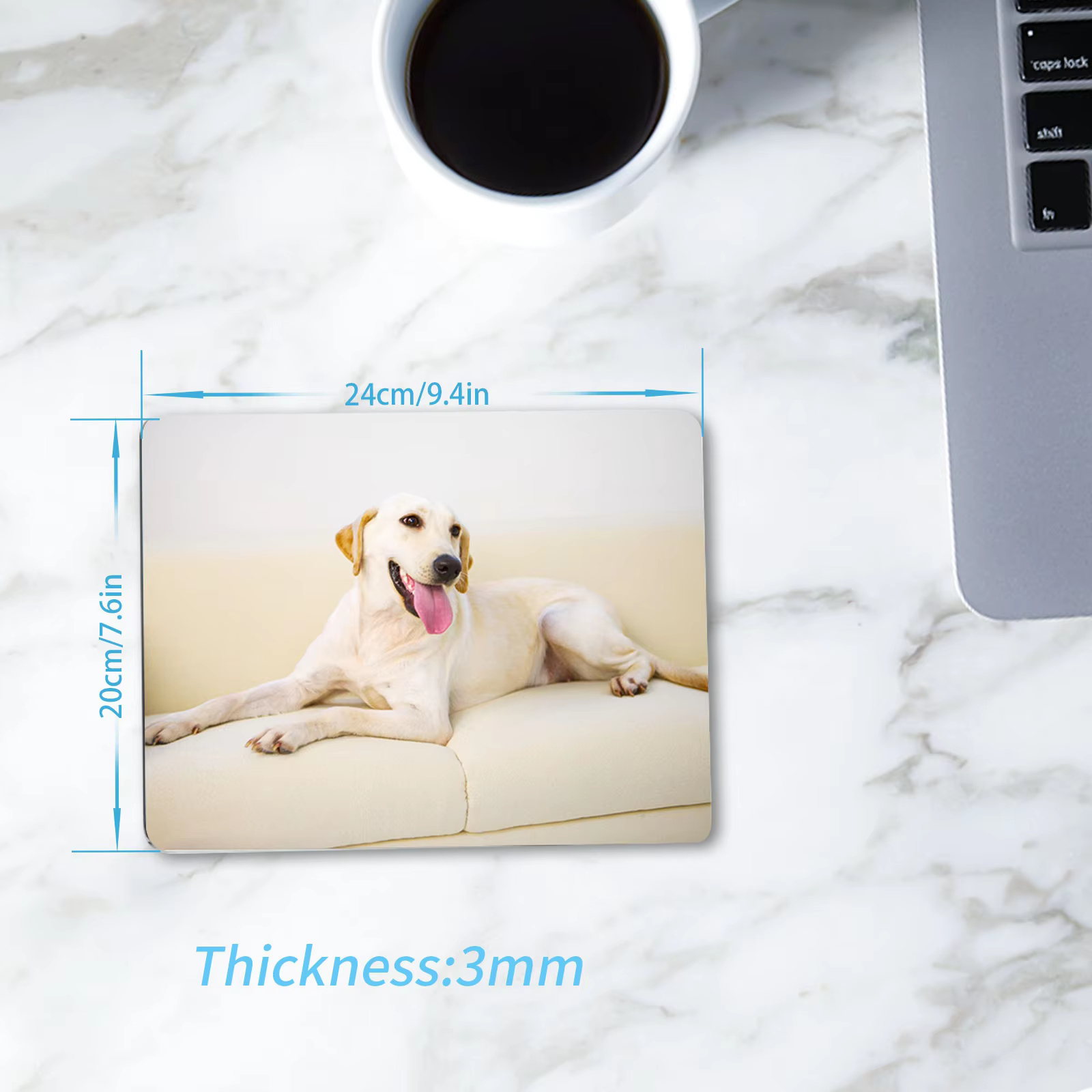 لوحة ماوس فارغة للطباعة بالتسا - مراجعة Mouse Pad Blank Sublimation وسعره
