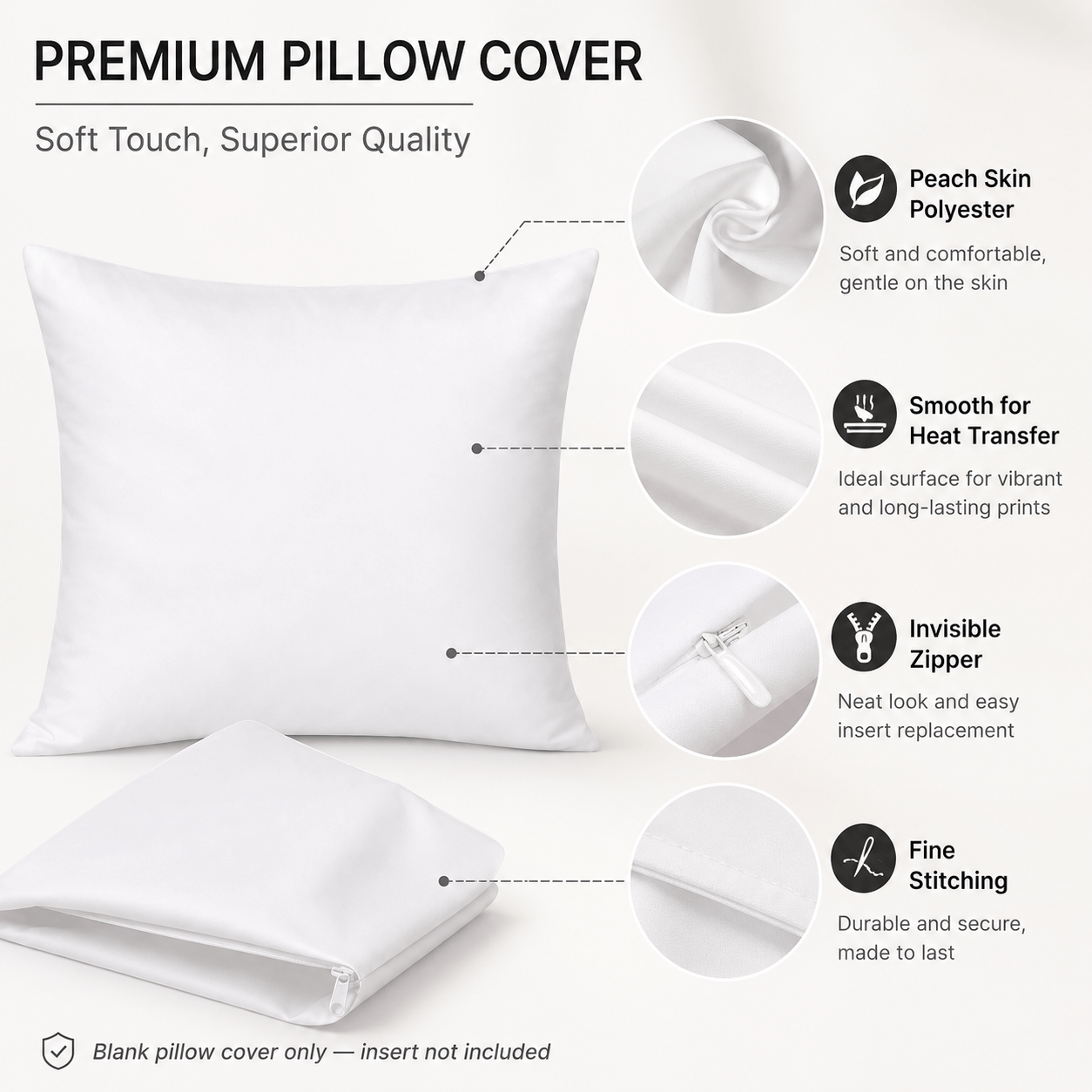 4 قطع أغطية وسائد فارغة للطباع - مراجعة Pillow Cover Sublimation وسعره