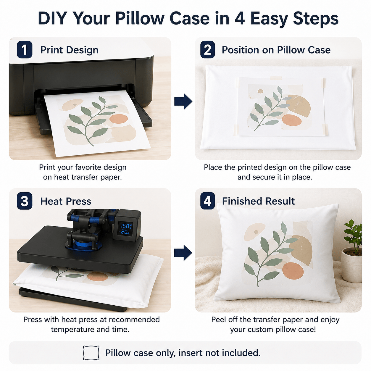 4 قطع أغطية وسائد فارغة للطباع - مراجعة Pillow Cover Sublimation وسعره