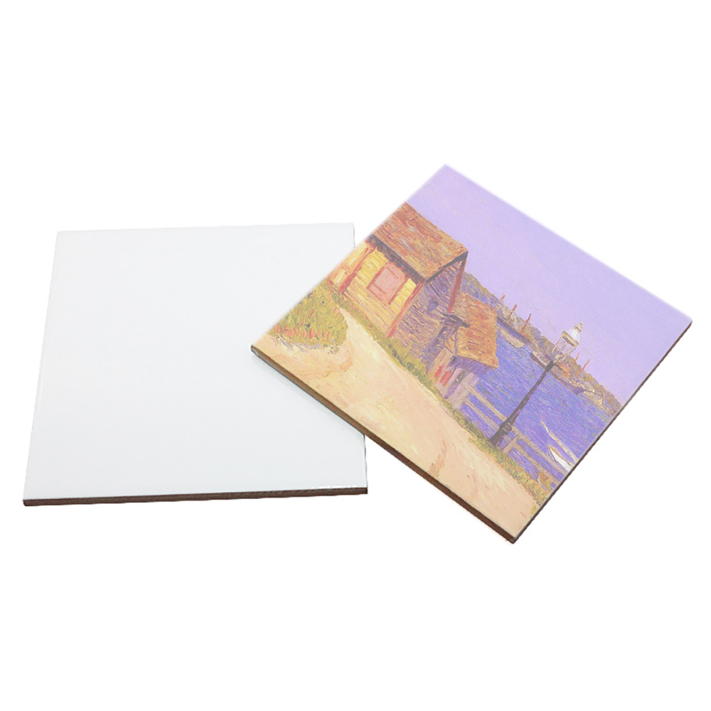 20 قطعة بلاط مربع أبيض لامع لل - مراجعة Ceramic Tile Blank وسعره