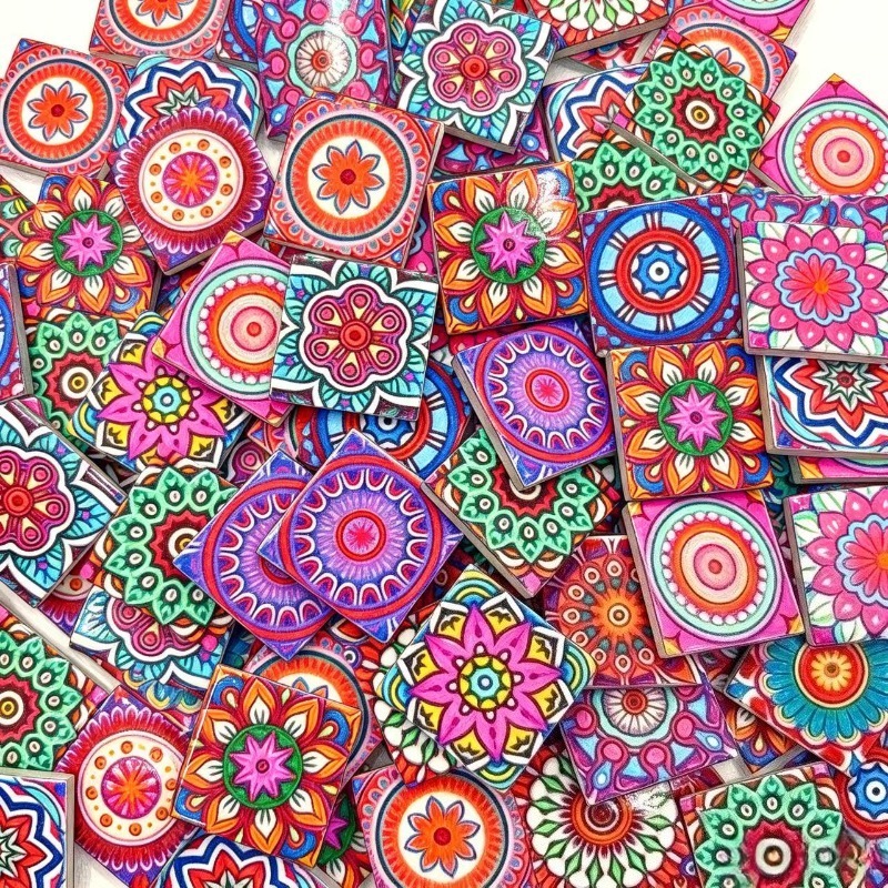 فسيفساء سيراميك بطباعة الماندا - مراجعة Ceramic Tile Blank وسعره