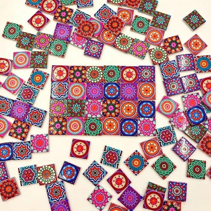 فسيفساء سيراميك بطباعة الماندا - مراجعة Ceramic Tile Blank وسعره