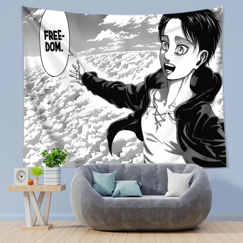 إرين ييغر الحرية مانغا ملصق جد - مراجعة Canvas Wrap Ready وسعره