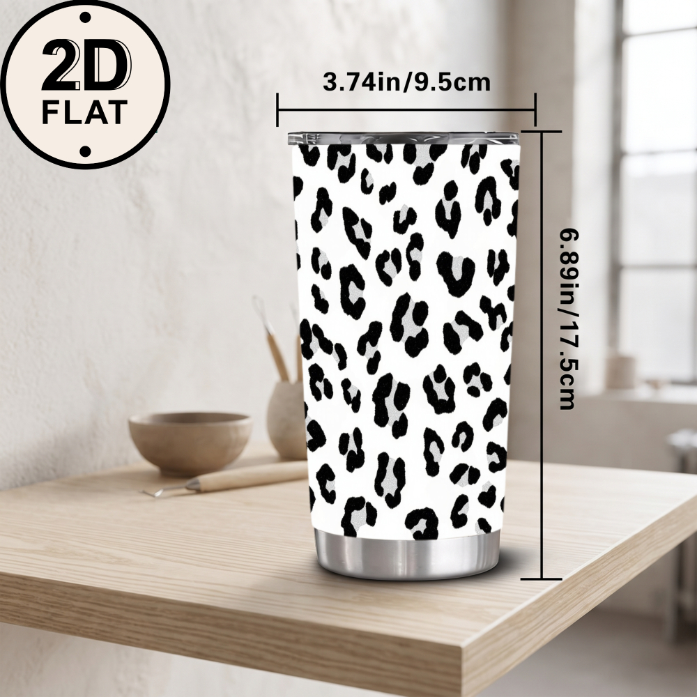 كوب سفر من الفولاذ المقاوم للص - مراجعة Tumbler 20Oz White وسعره