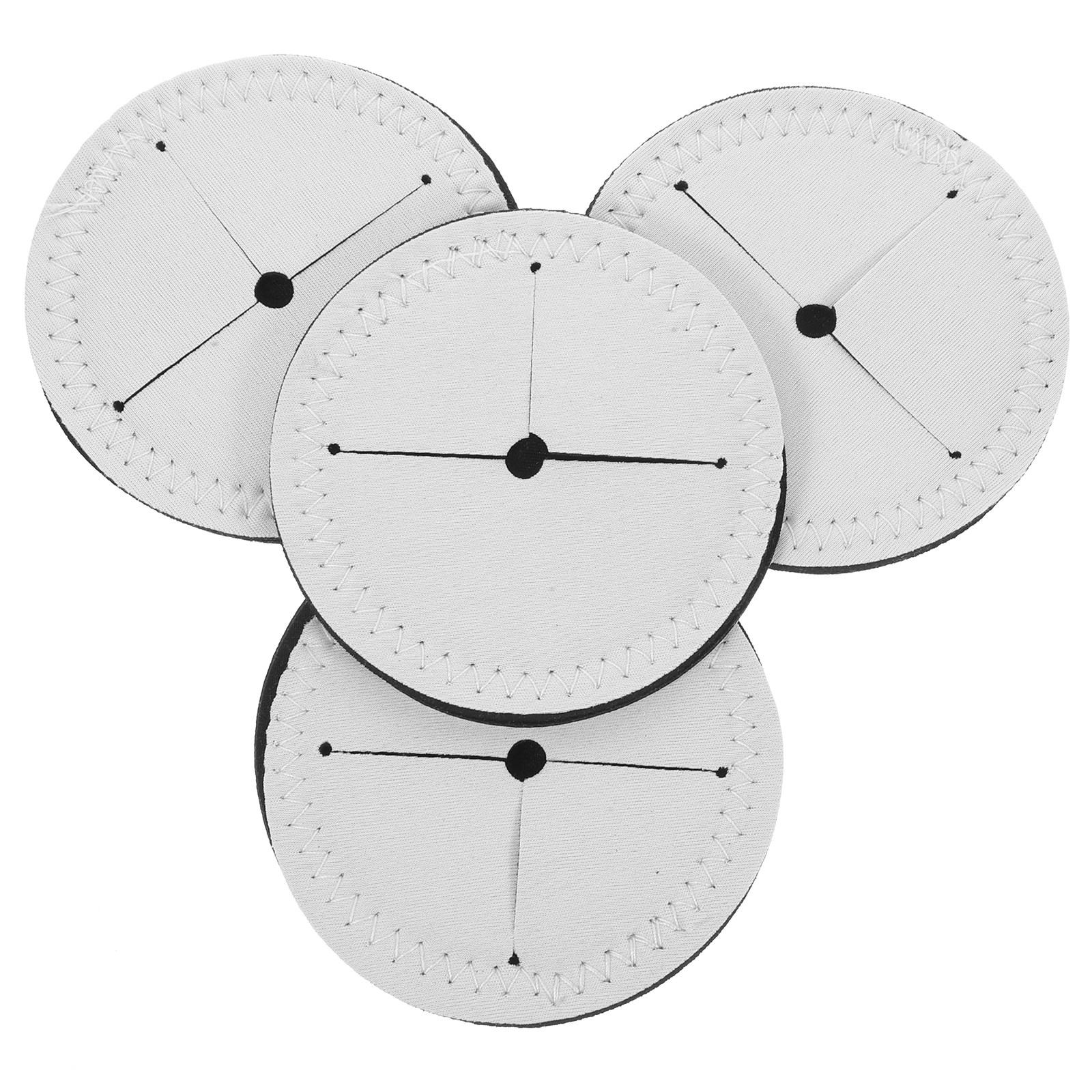 4 قطع من حاملات الأكواب القابل - مراجعة Coaster Sublimation Blank وسعره
