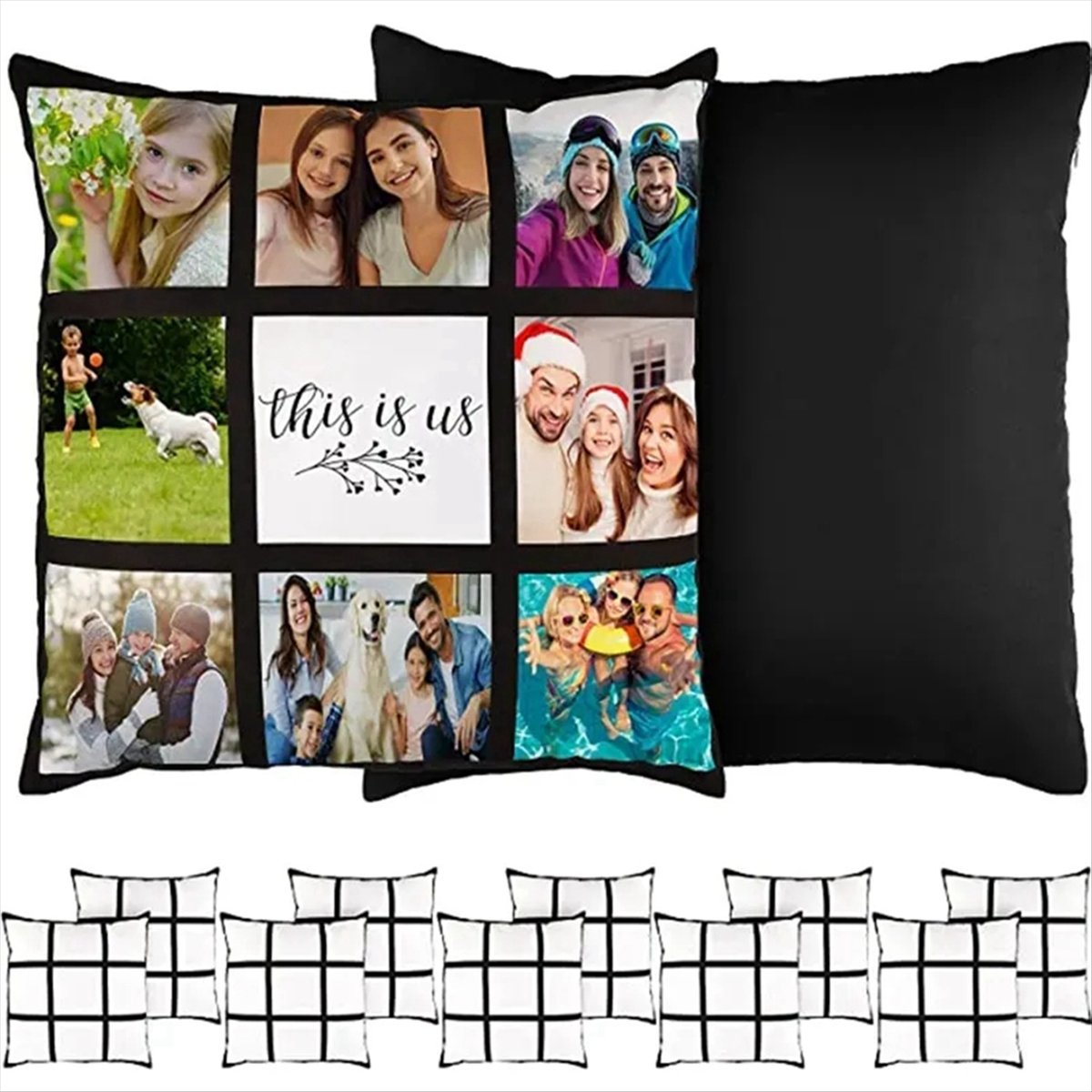 A75K 6 قطعة التسامي لوحة فارغة - مراجعة Pillow Cover Sublimation وسعره