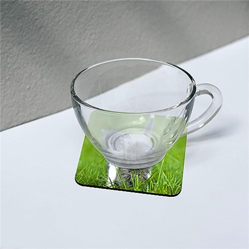 ABGE-40 قطعة من قواعد الأكواب  - مراجعة Coaster Sublimation Blank وسعره