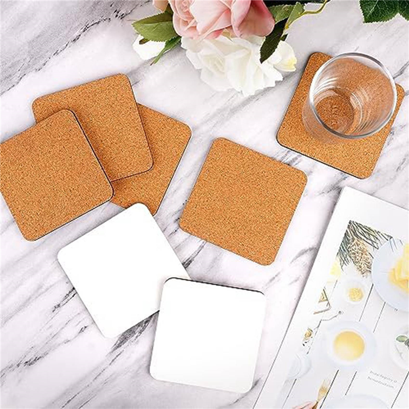 ABGE-40 قطعة من قواعد الأكواب  - مراجعة Coaster Sublimation Blank وسعره