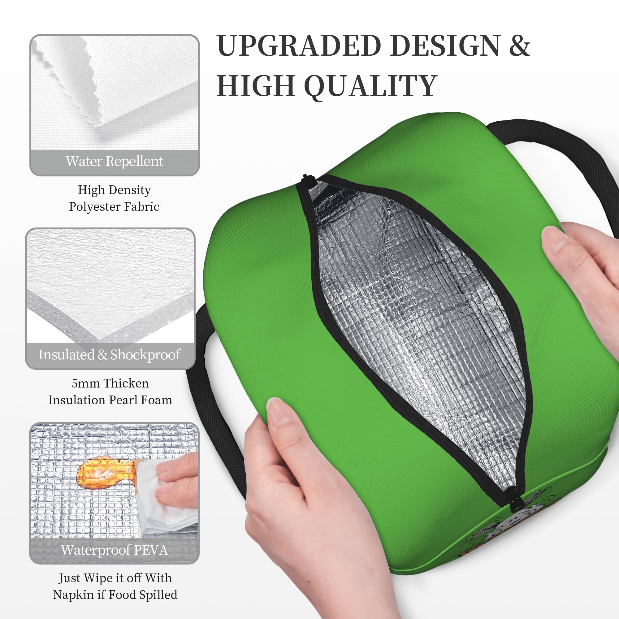 حقيبة غداء معزولة من سنوبي بو، - مراجعة Tote Bag Sublimation وسعره