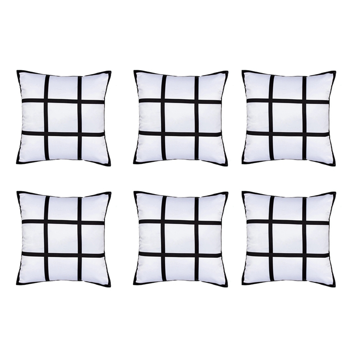 A45I 6 قطعة التسامي لوحة فارغة - مراجعة Pillow Cover Sublimation وسعره