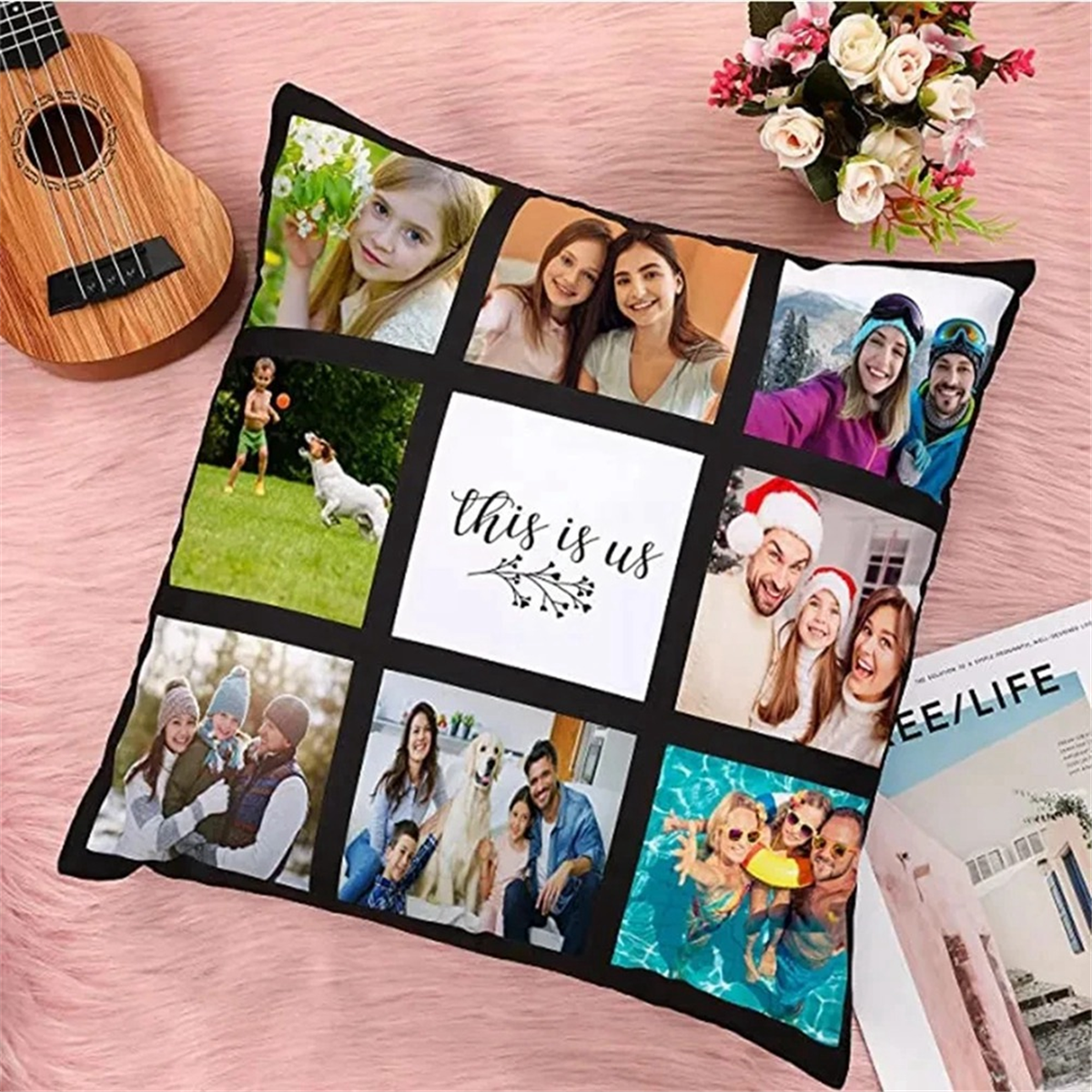 A45I 6 قطعة التسامي لوحة فارغة - مراجعة Pillow Cover Sublimation وسعره