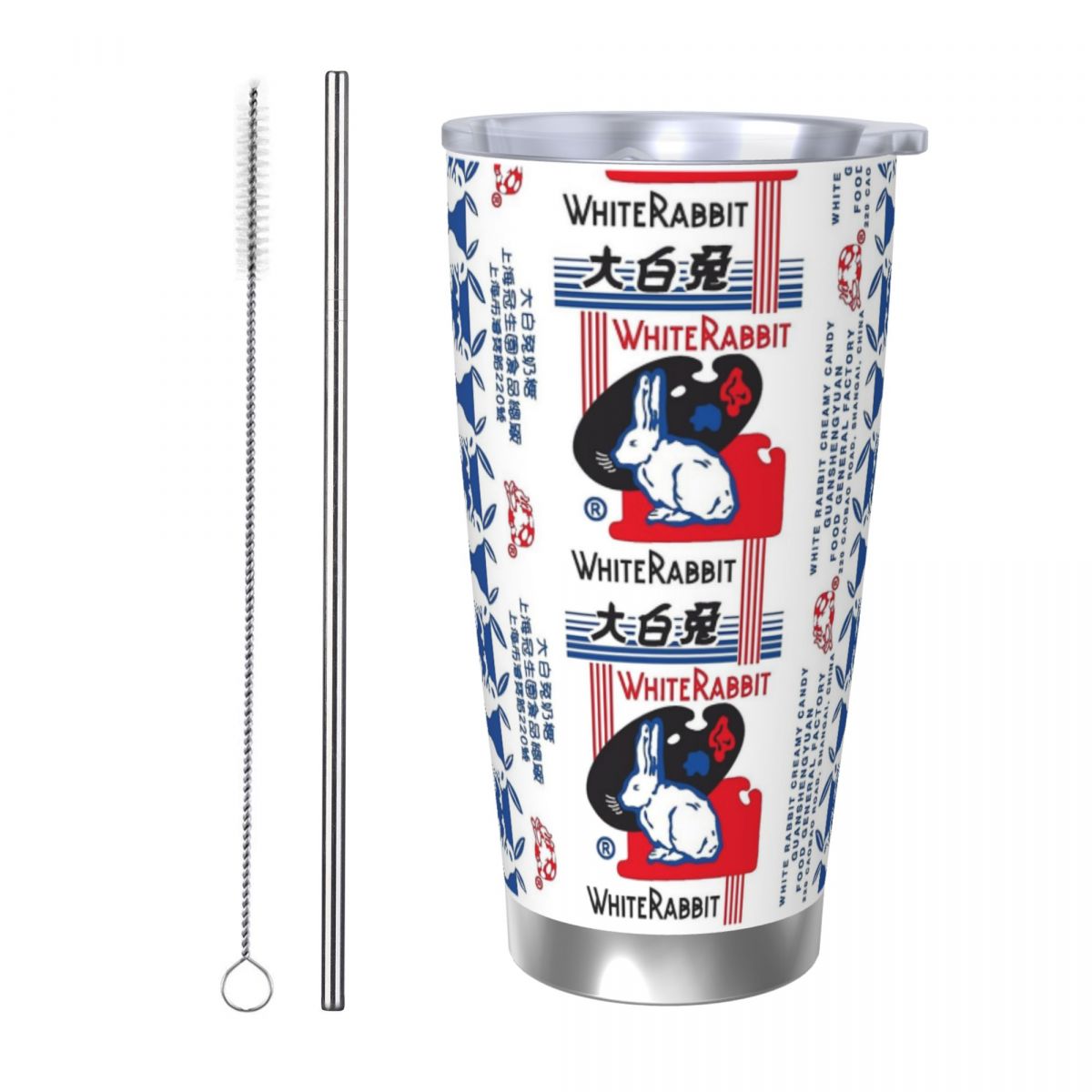 الأرنب الأبيض الحلوى الفولاذ ا - مراجعة Tumbler 20Oz White وسعره