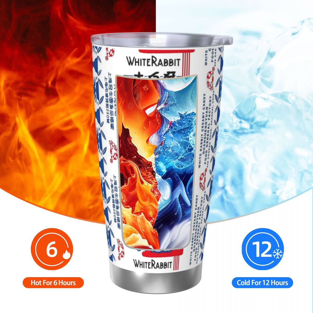 الأرنب الأبيض الحلوى الفولاذ ا - مراجعة Tumbler 20Oz White وسعره