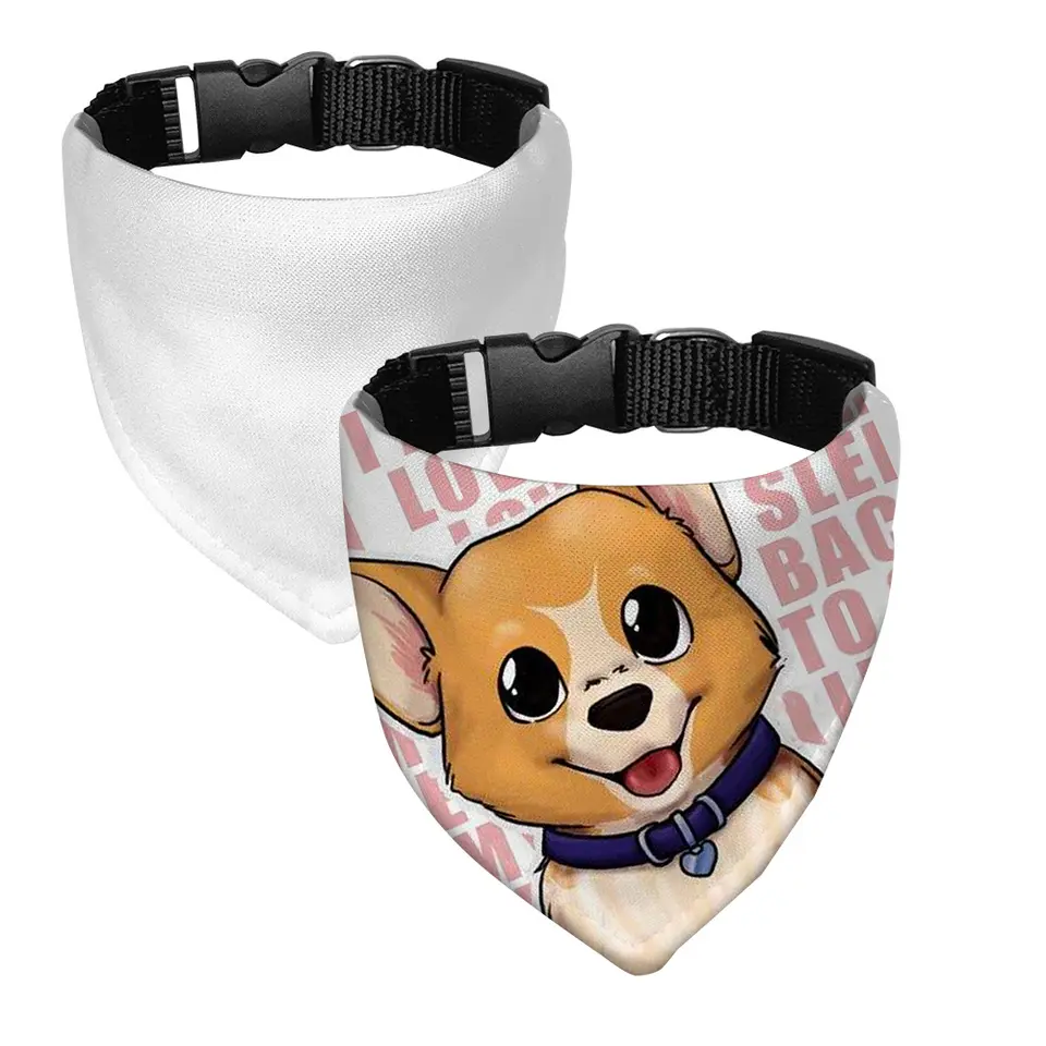 التسامي الأبيض فارغة الكلب الح - مراجعة Bandana Blank White وسعره