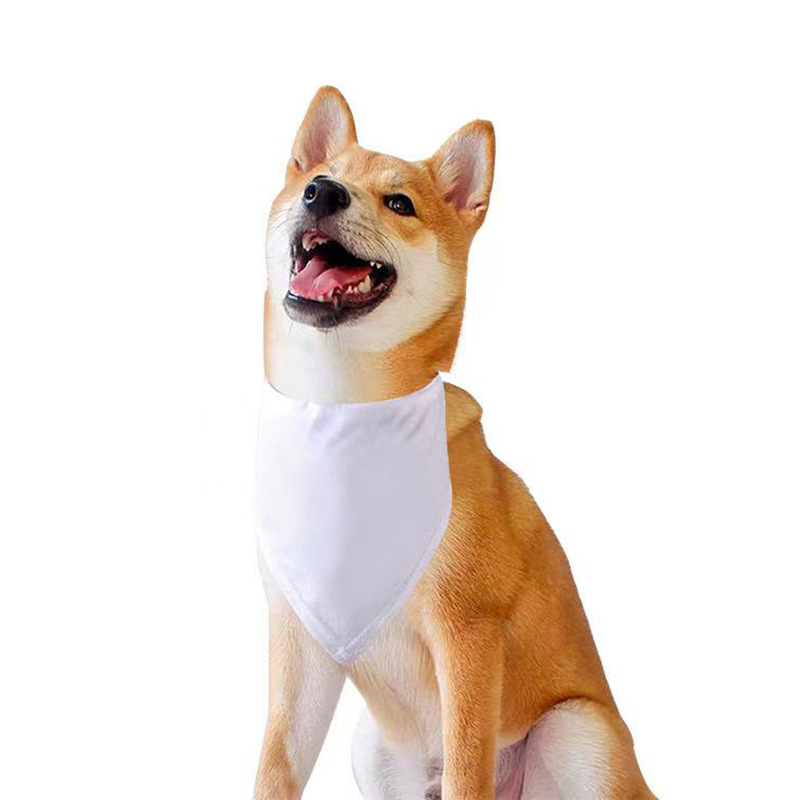 100 قطع التسامي فارغة الكلب عص - مراجعة Bandana Blank White وسعره