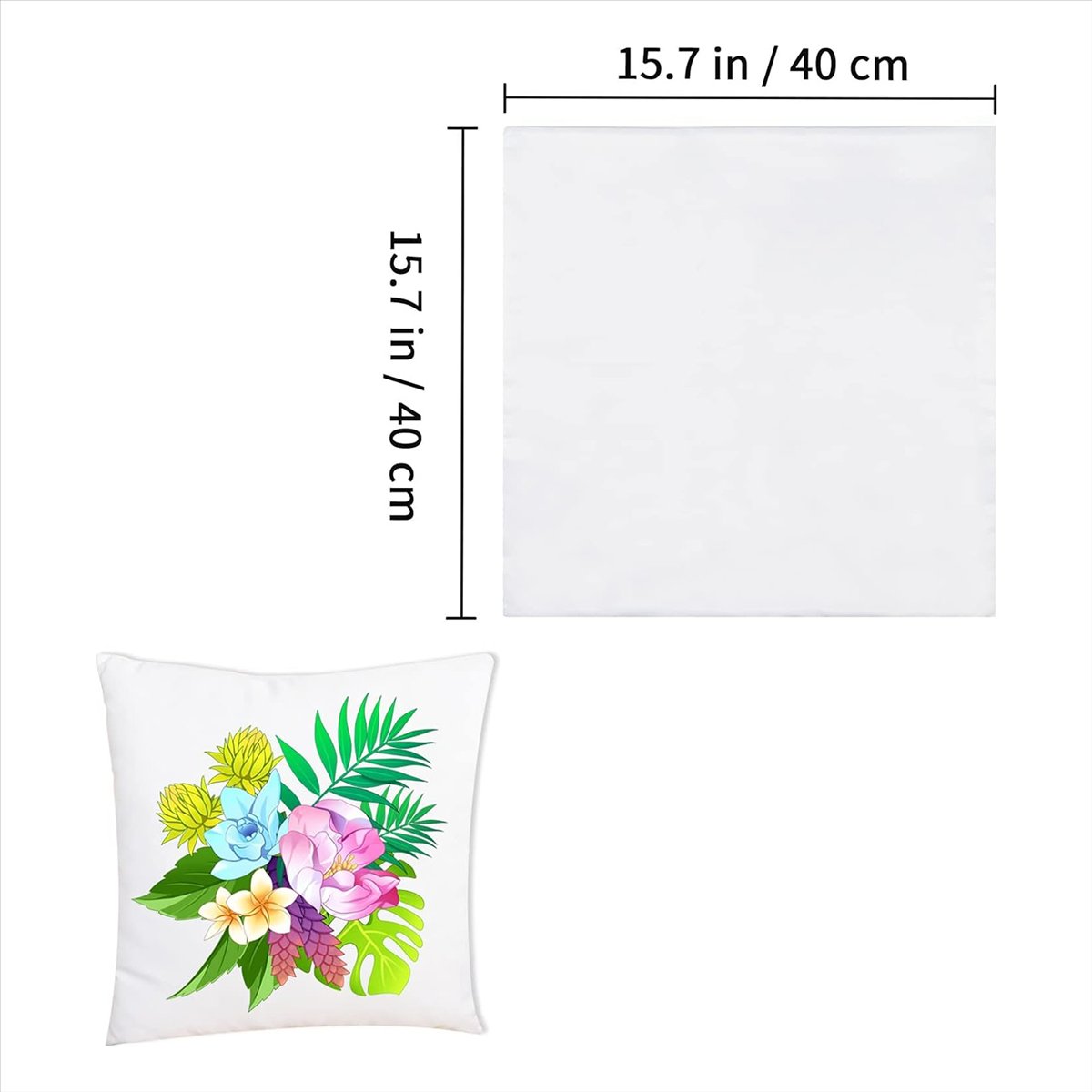 مجموعة من 15 غطاء وسادة للطباع - مراجعة Pillow Cover Sublimation وسعره