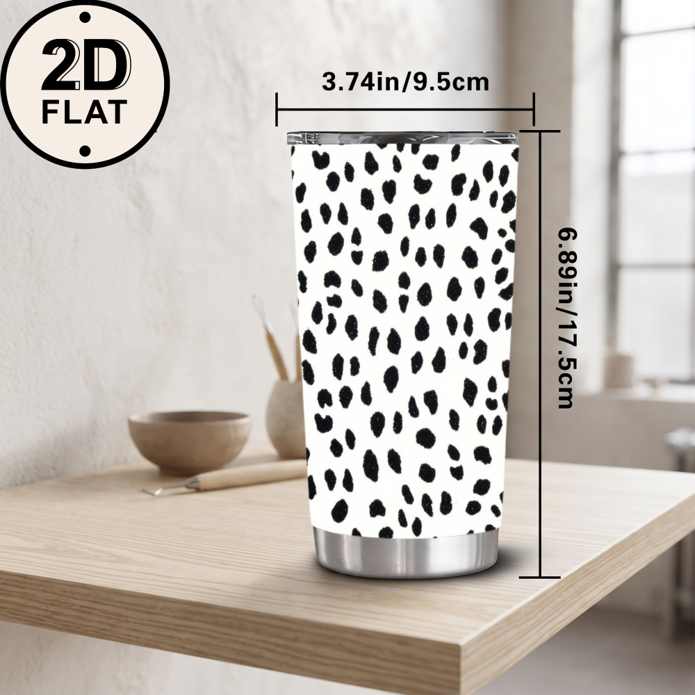 كوب سفر من الفولاذ المقاوم للص - مراجعة Tumbler 20Oz White وسعره