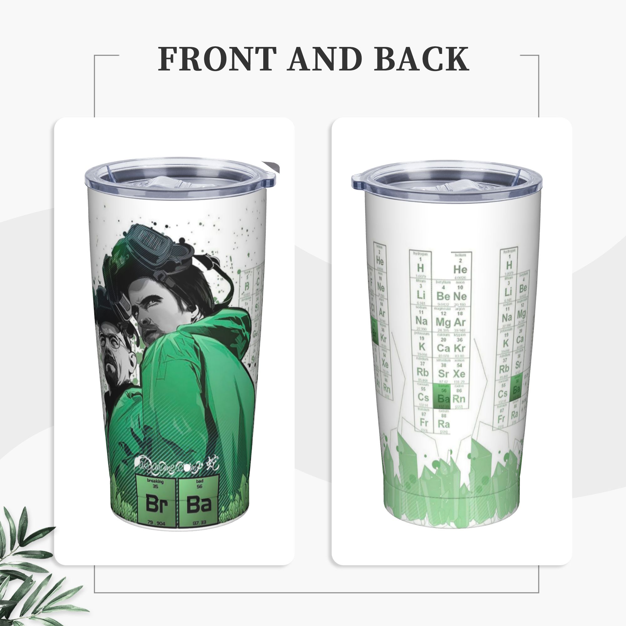 كوب وولتر وايت من بريكينج باد، - مراجعة Tumbler 20Oz White وسعره