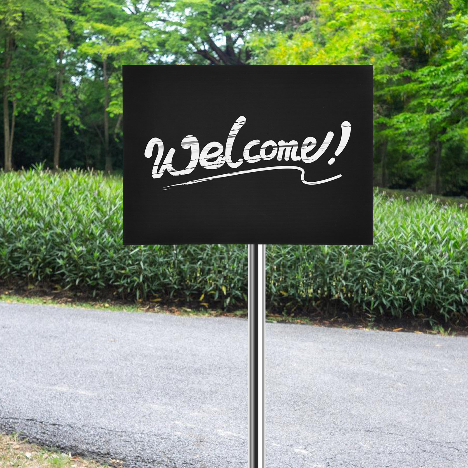 لافتتان فارغتان للحديقة والفنا - مراجعة Yard Sign Blank وسعره