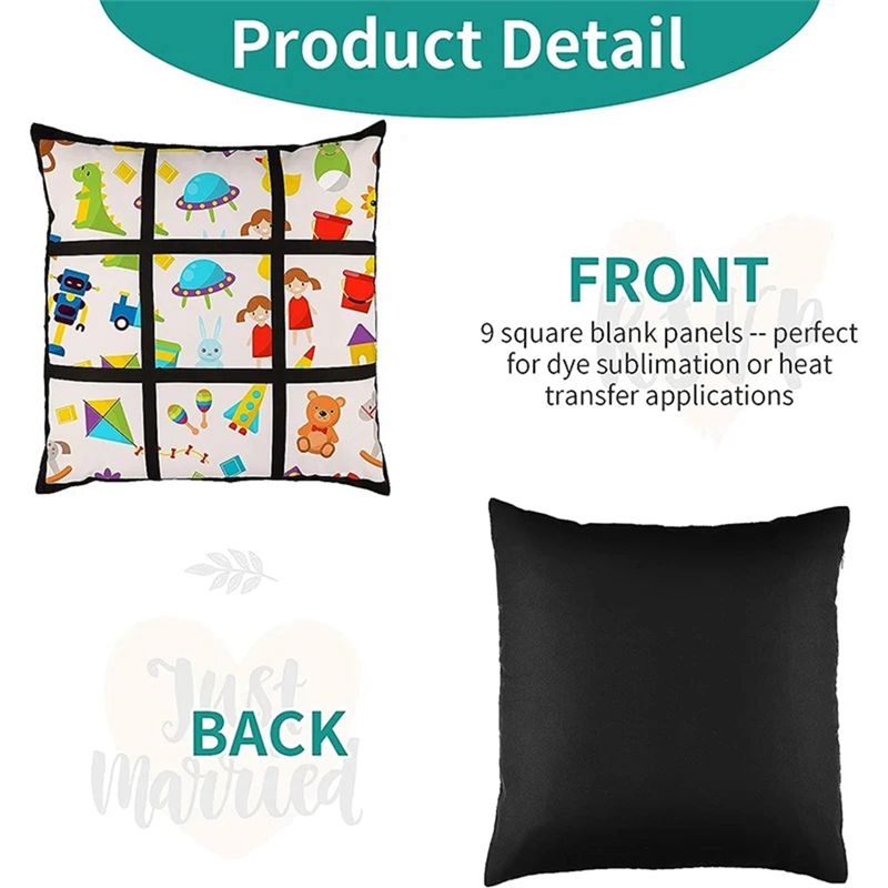 غطاء وسادة فارغ للطباعة الحرار - مراجعة Pillow Cover Sublimation وسعره