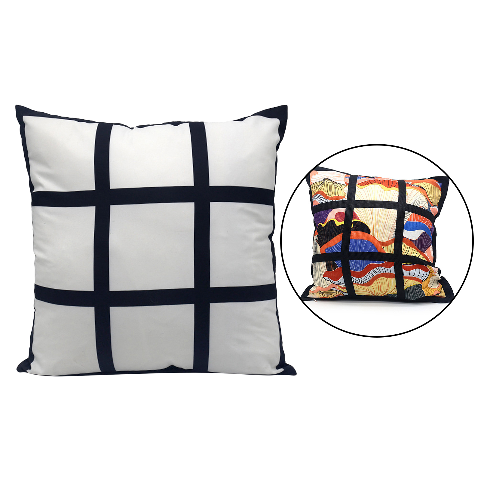 10 قطعة/الوحدة التسامي الفراغا - مراجعة Pillow Cover Sublimation وسعره