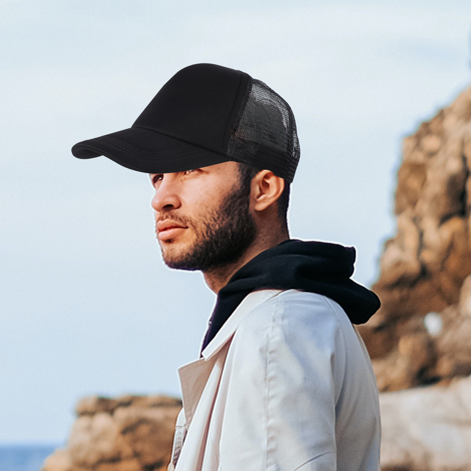 10 قطع من قبعات البيسبول الشبك - مراجعة Hat Sublimation Blank وسعره