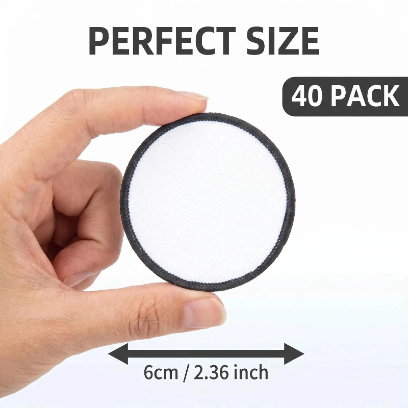 40 قطعة من الرقع القماشية القا - مراجعة Hat Sublimation Blank وسعره