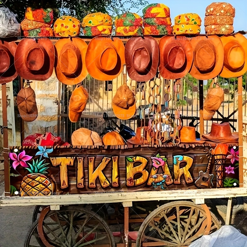 لافتة Tiki Bar الاستوائية لشاط - مراجعة Yard Sign Blank وسعره