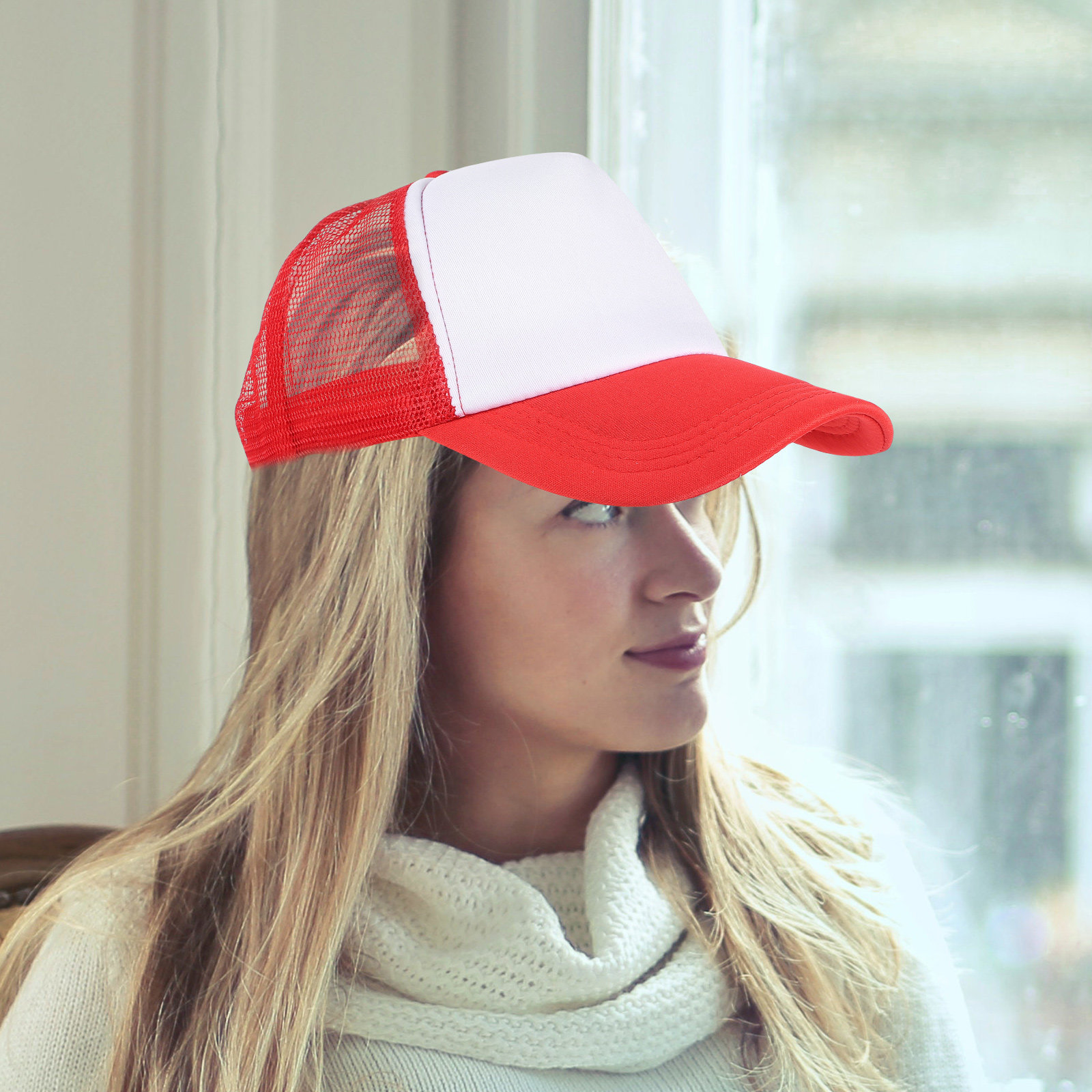 10 قطع من قبعات البيسبول الشبك - مراجعة Hat Sublimation Blank وسعره